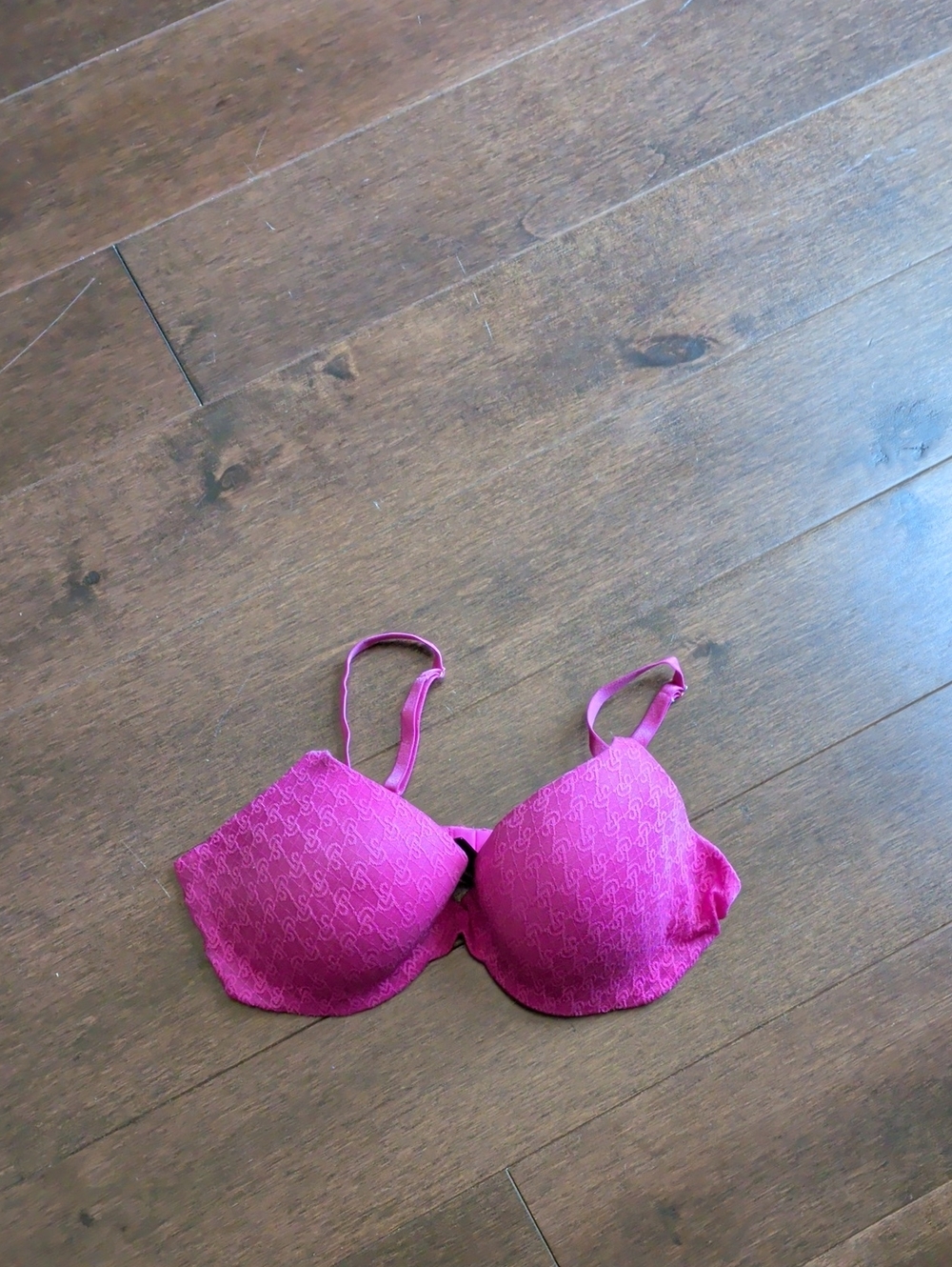 Victoria's Secret Hot Pink Molded T-Shirt Bra